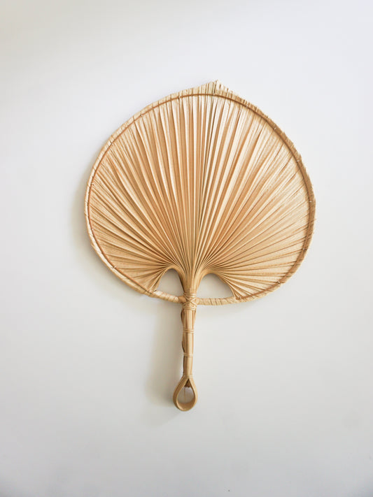 Hand Fan (Okinawa/Kuba Leaf)