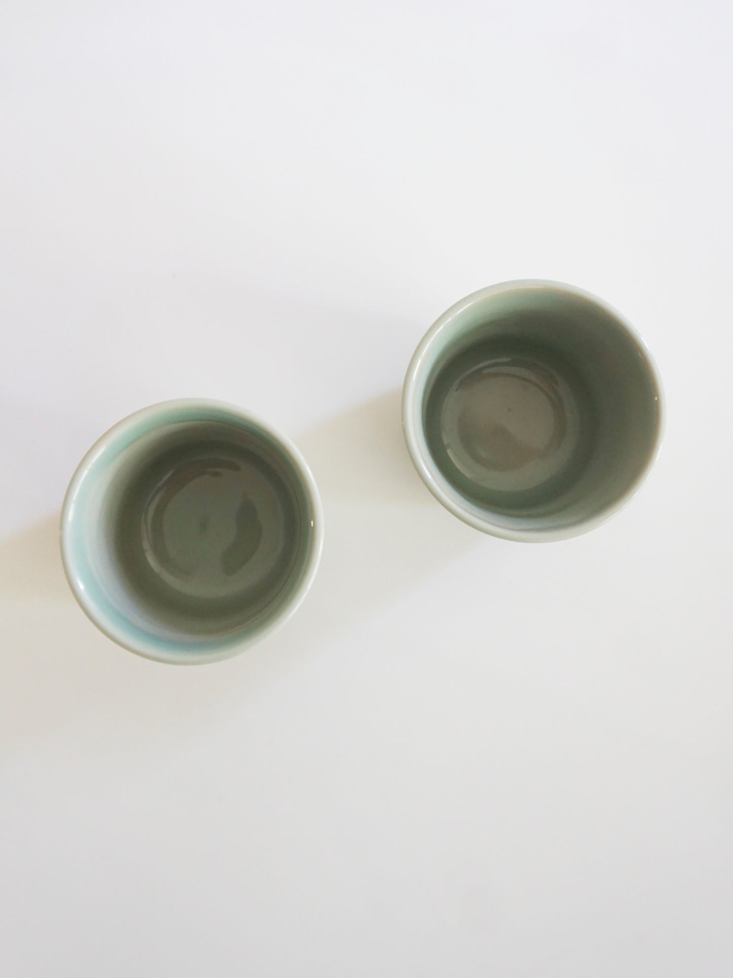 Vintage Tea Cups Set of 2 – Arita, Celadon