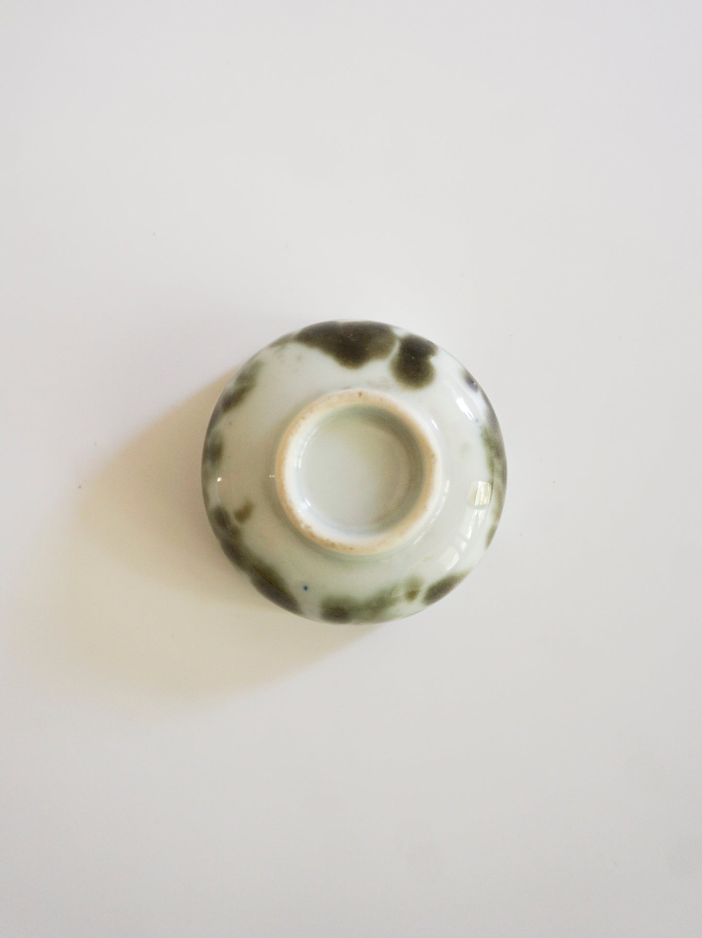 Vintage Small Plate – Porcelain, Fish and Water Plant