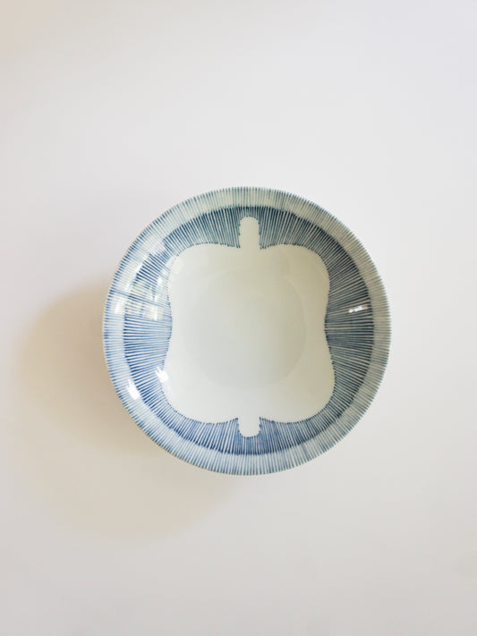 Bowl Plate (Porcelain/Sumo Referee Design)