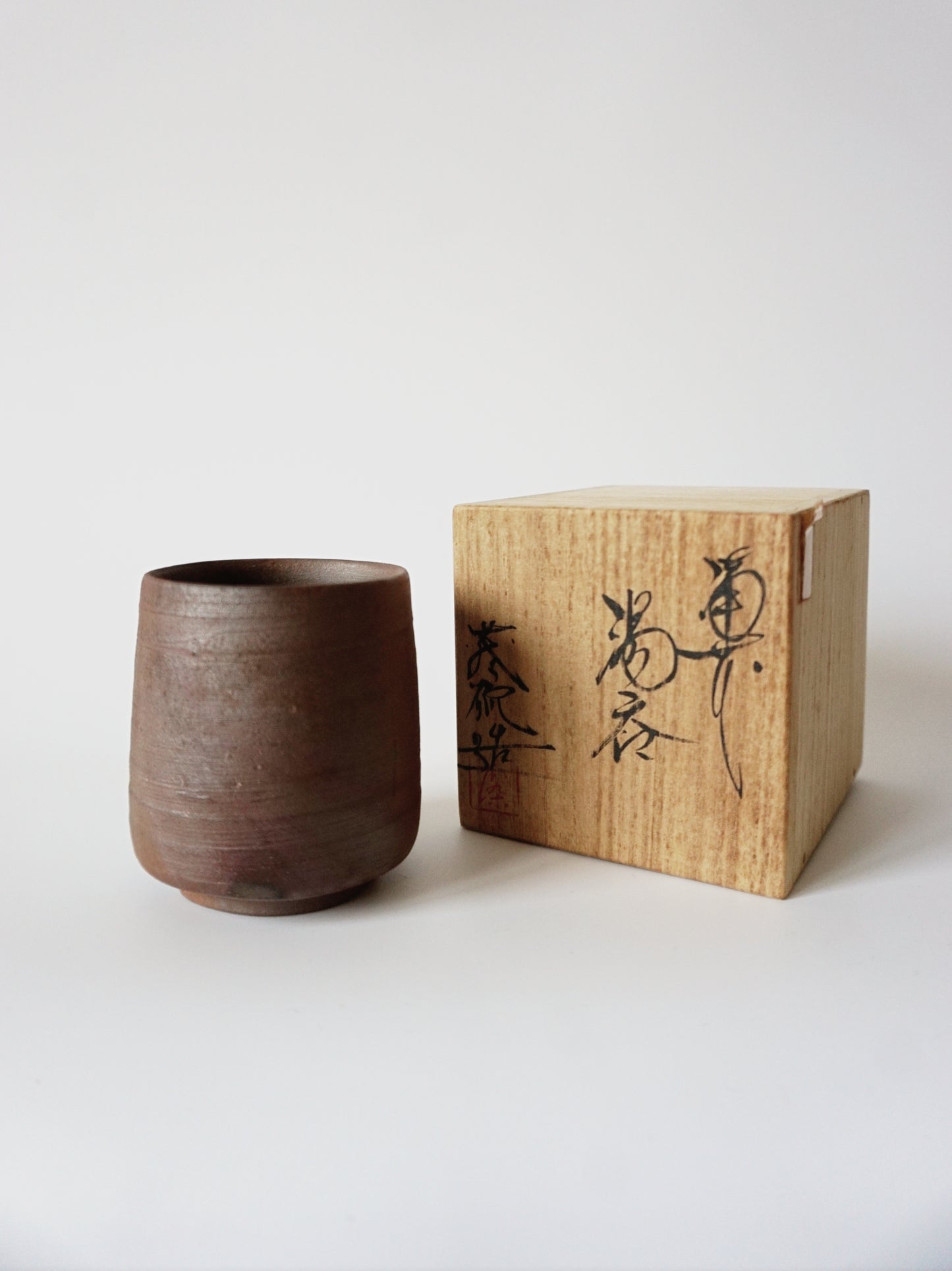 Vintage Tea Cup – Bizen Ware, Unglazed Stoneware