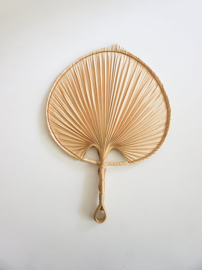 Hand Fan (Okinawa/Kuba Leaf)