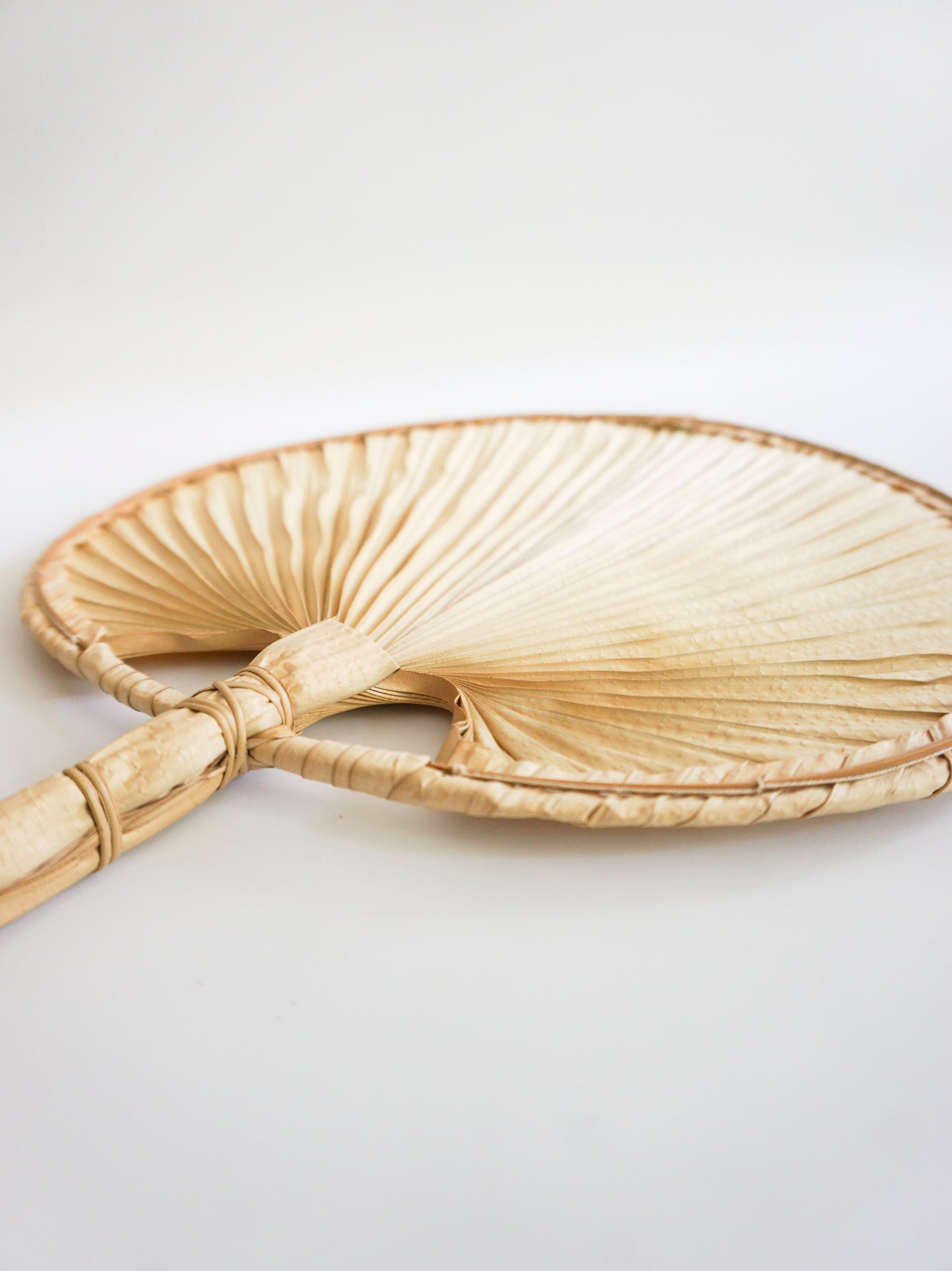Hand Fan (Okinawa/Kuba Leaf)
