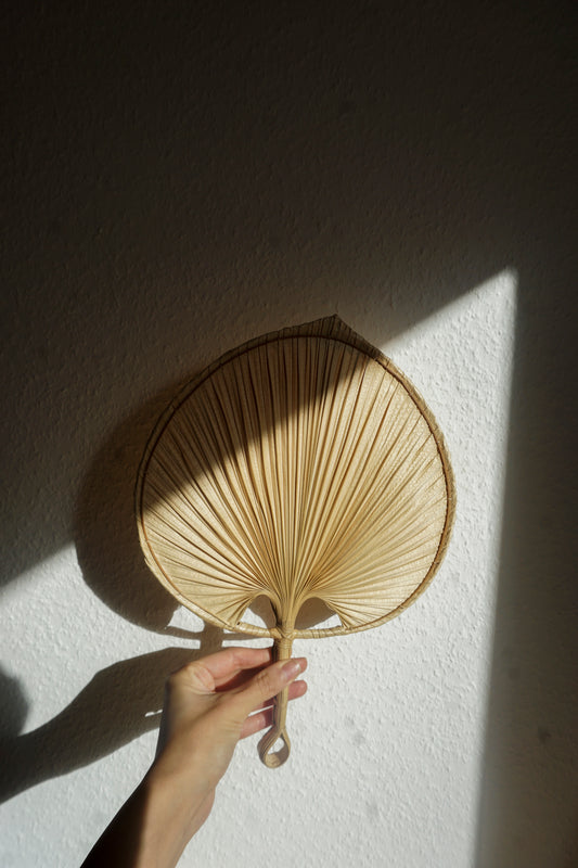 Hand Fan – Kuba Leaf, Okinawa
