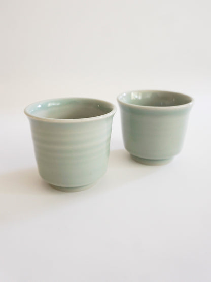 Tea Cups Set of 2 (Arita/Celadon)