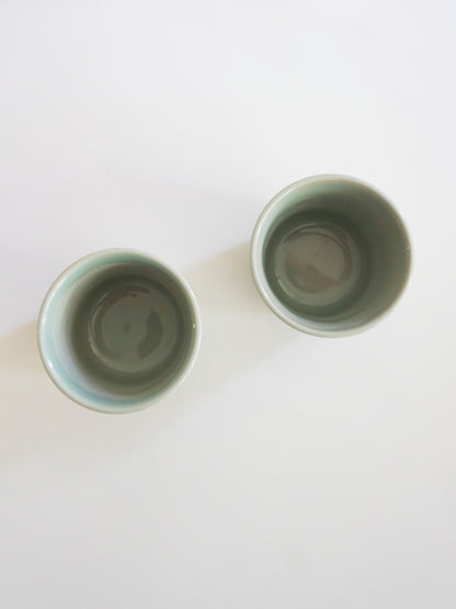 Tea Cups Set of 2 (Arita/Celadon)