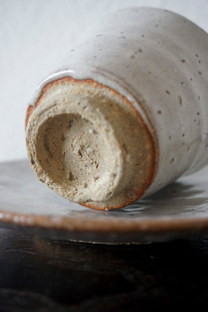 Cup & Saucer (Hagi ware/Shōkeian Kiln)