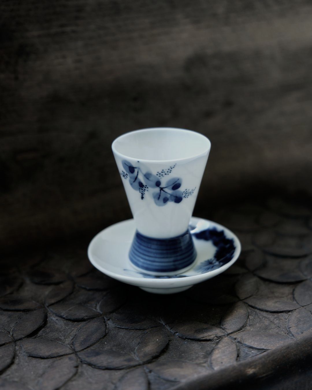 Vintage Sake Set – Mino Ware, Gosu Decor