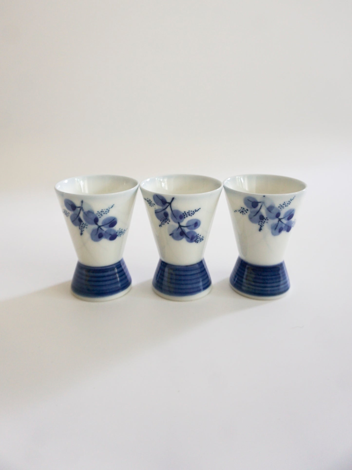 Sake Carafe Cups Set (Mino ware/Porcelain)