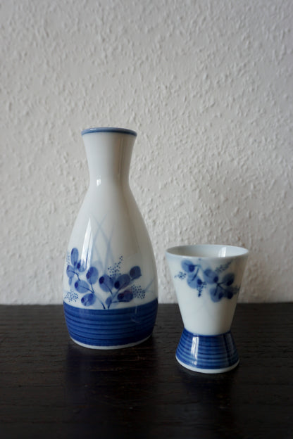 Sake Carafe Cups Set (Mino ware/Porcelain)