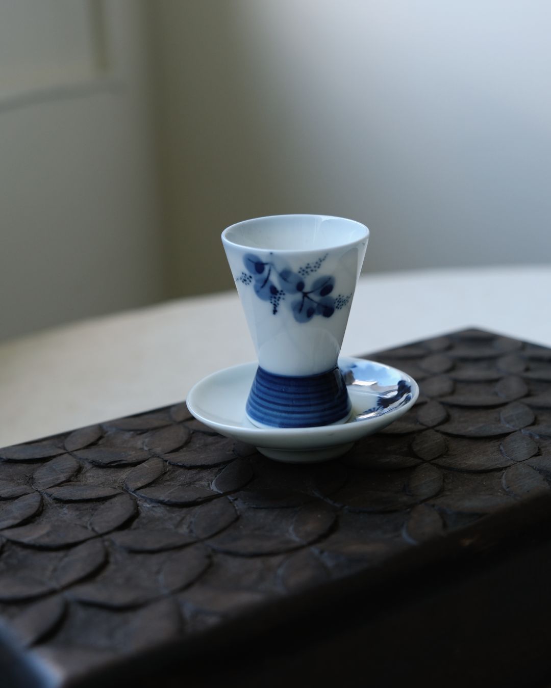 Vintage Sake Set – Mino Ware, Gosu Decor