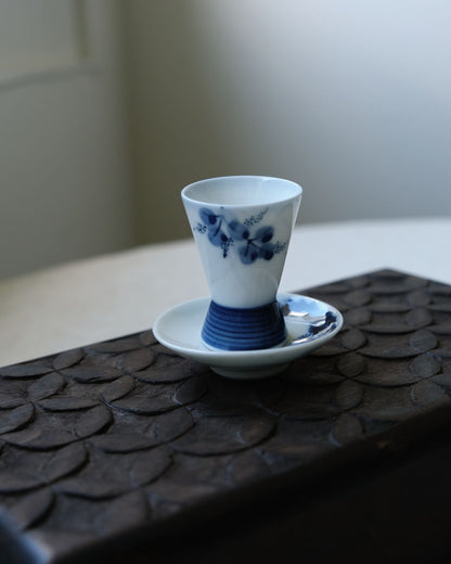 Vintage Sake Set – Mino Ware, Gosu Decor