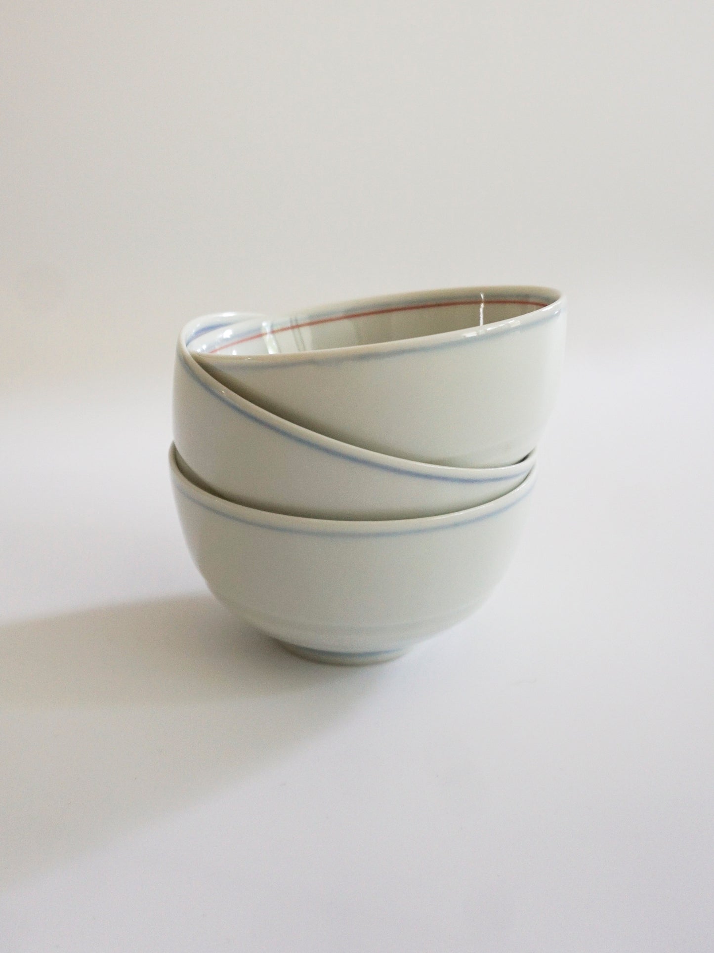 3 Set of Rice Bowls (Kutani ware/Karako motif)