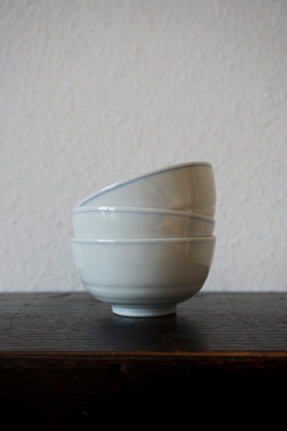 3 Set of Rice Bowls (Kutani ware/Karako motif)