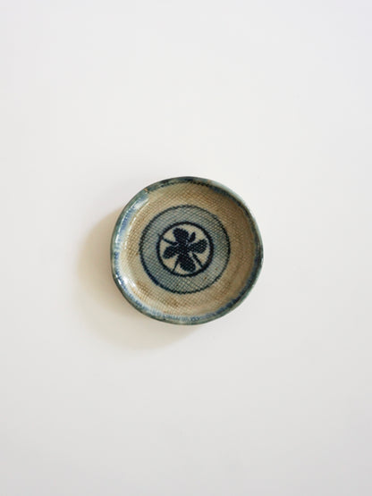 Small Plate (Nunome/Floral Crest motif)