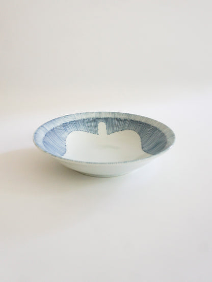Bowl Plate (Porcelain/Sumo Referee Design)