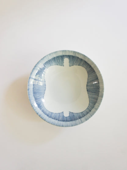 Bowl Plate (Porcelain/Sumo Referee Design)