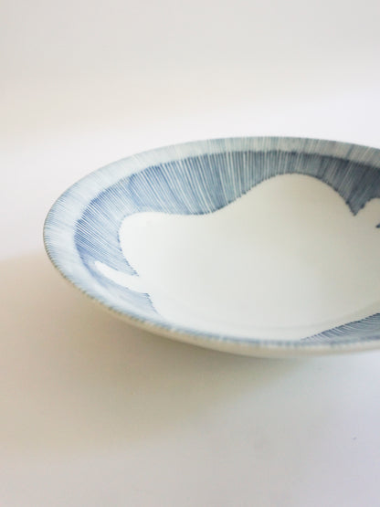 Bowl Plate (Porcelain/Sumo Referee Design)