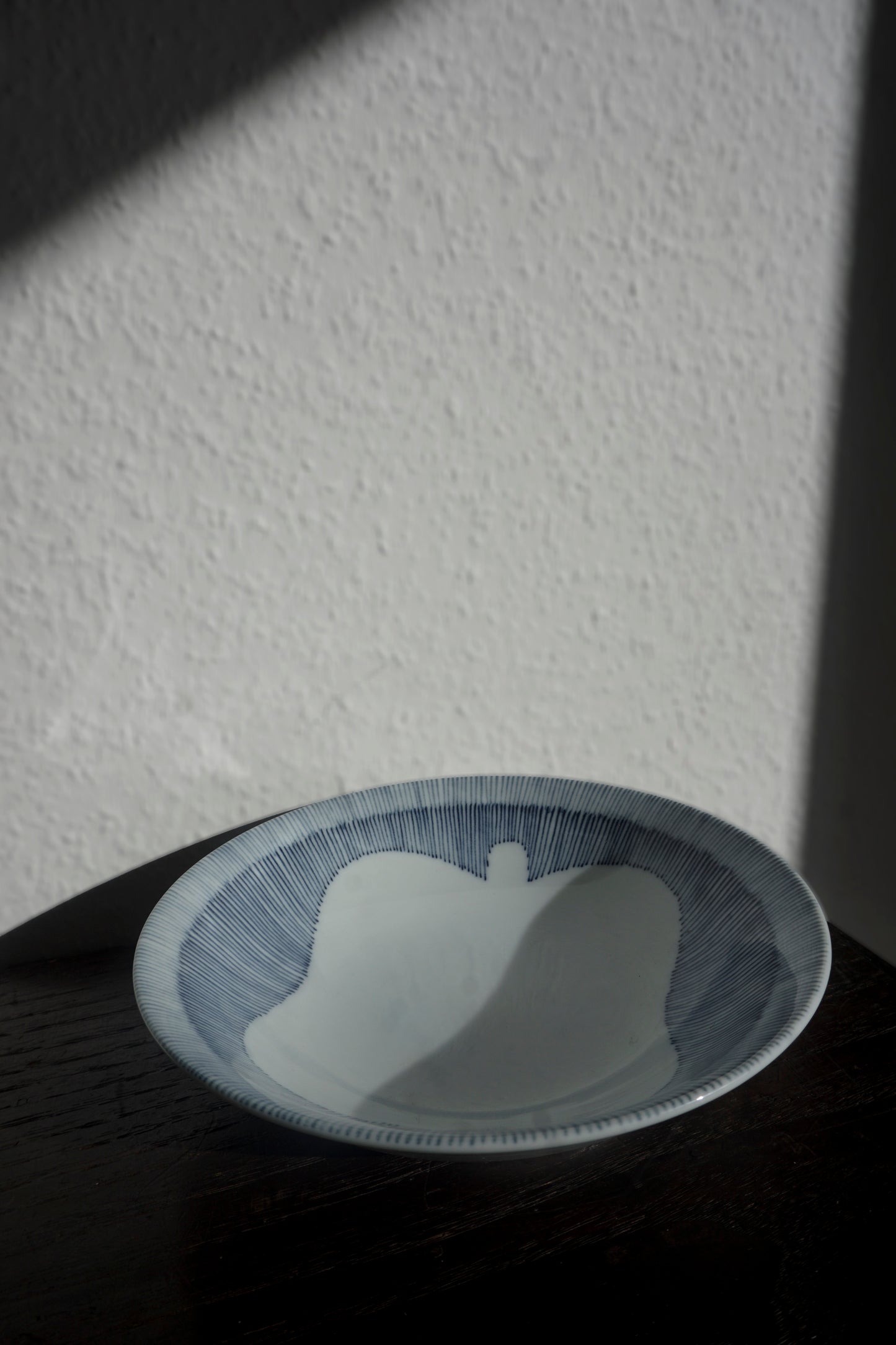 Bowl Plate (Porcelain/Sumo Referee Design)