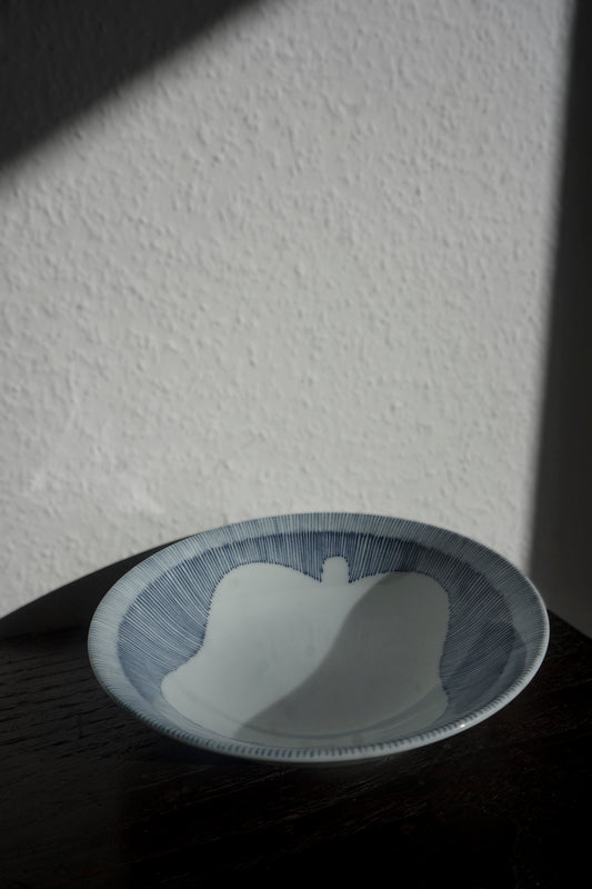 Vintage Bowl – Porcelain, Sumo Referee Motif