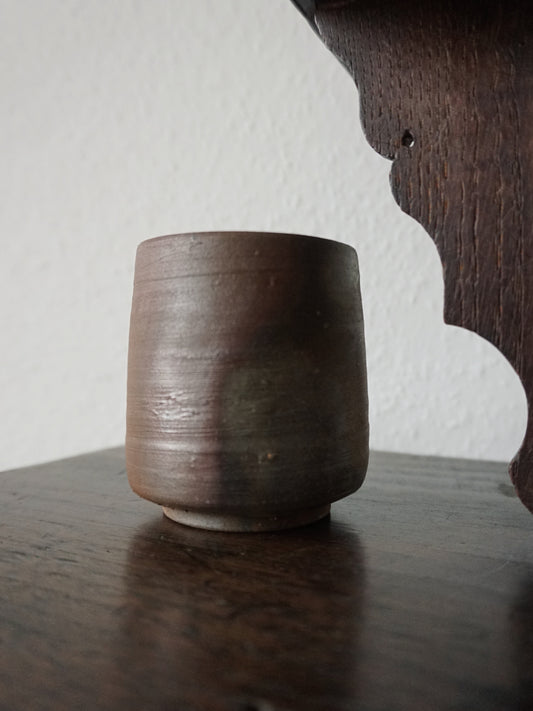 Vintage Tea Cup – Bizen Ware, Unglazed Stoneware