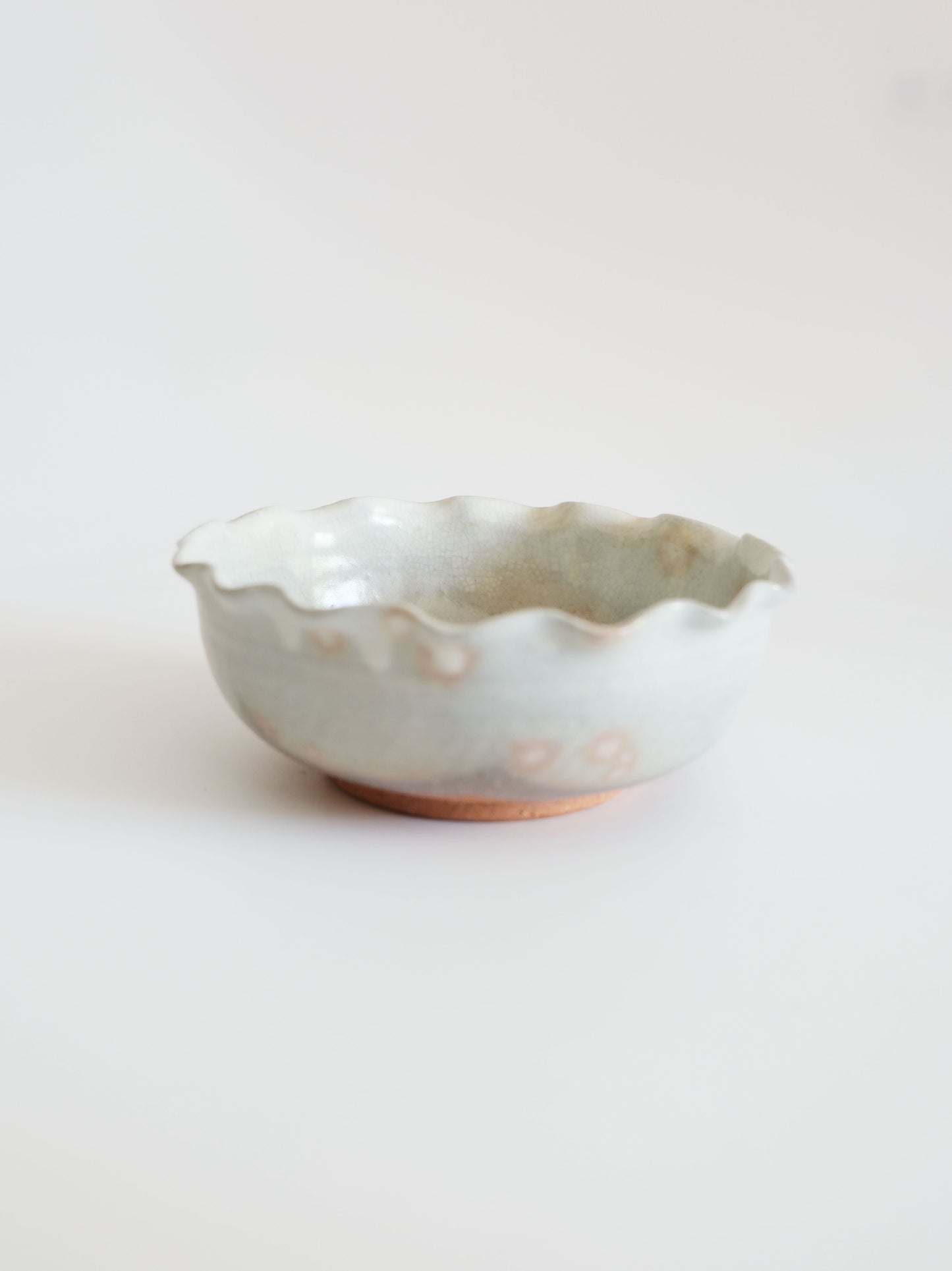 Vintage Bowl – Hagi Ware, Soft White Glaze