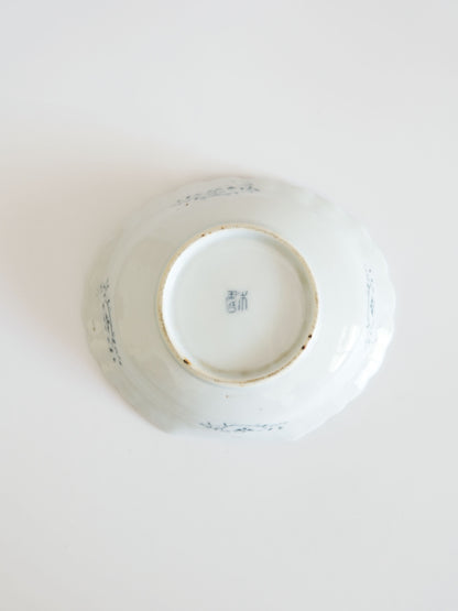 Vintage Small Plate – Landscape Motif, Inban