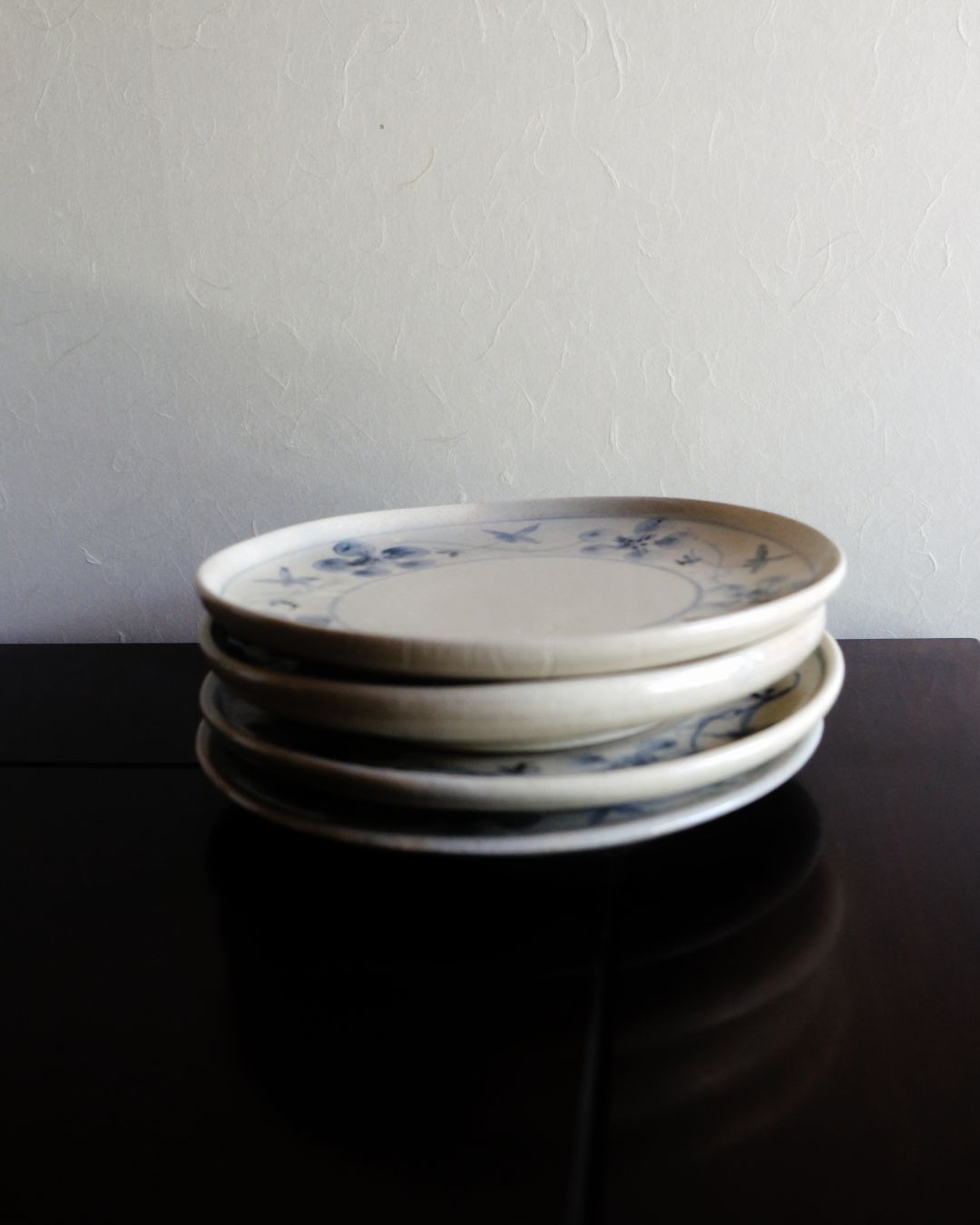 Vintage Medium Plate – Floral Motif, Pottery
