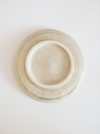 Vintage Medium Plate – Floral Motif, Pottery